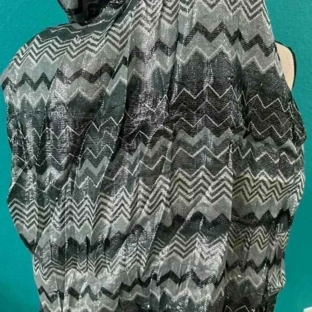 Pattern silver infinity scarf - Picture 2 of 2